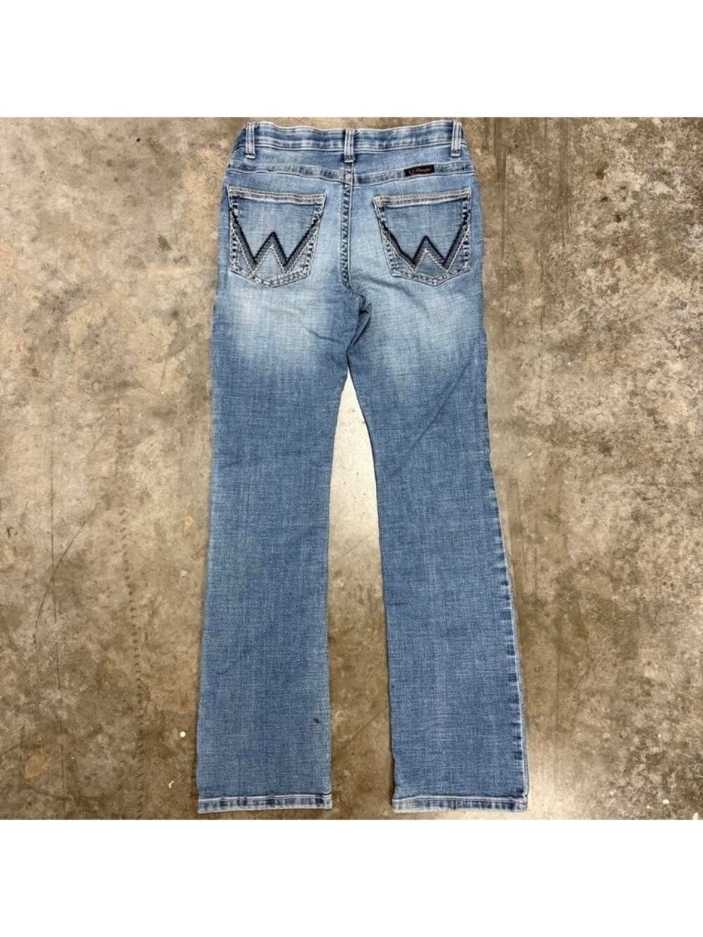 Y2K Women's Wrangler Willow Light Wash Bootcut Riding Jean 30x32